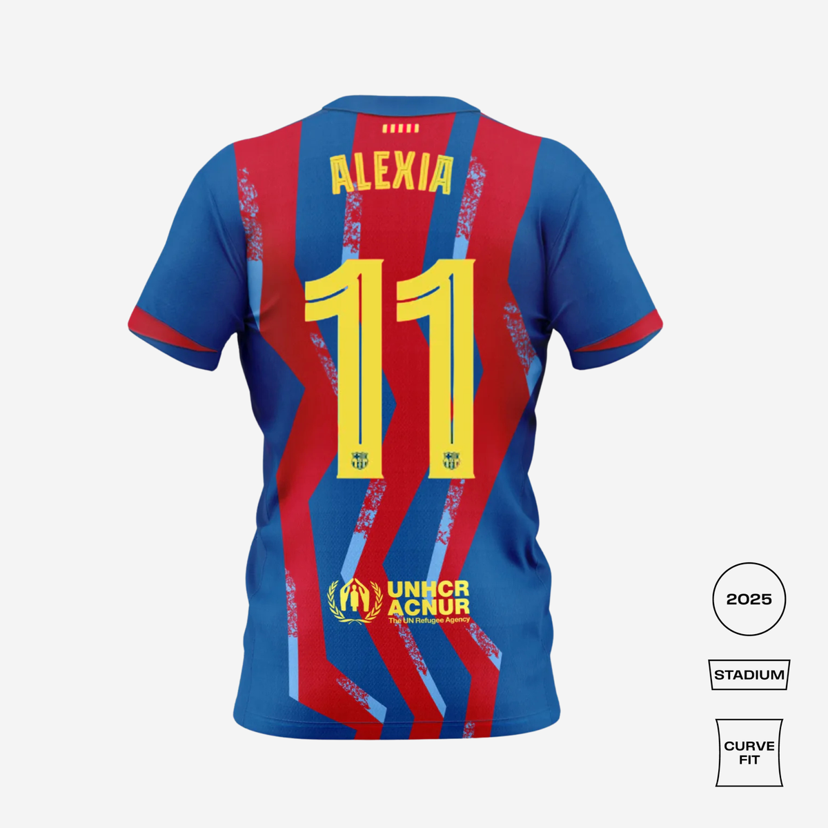 ALEXIA FC Barcelona 2025/26 Fourth Curved Fit Shirt - Nike