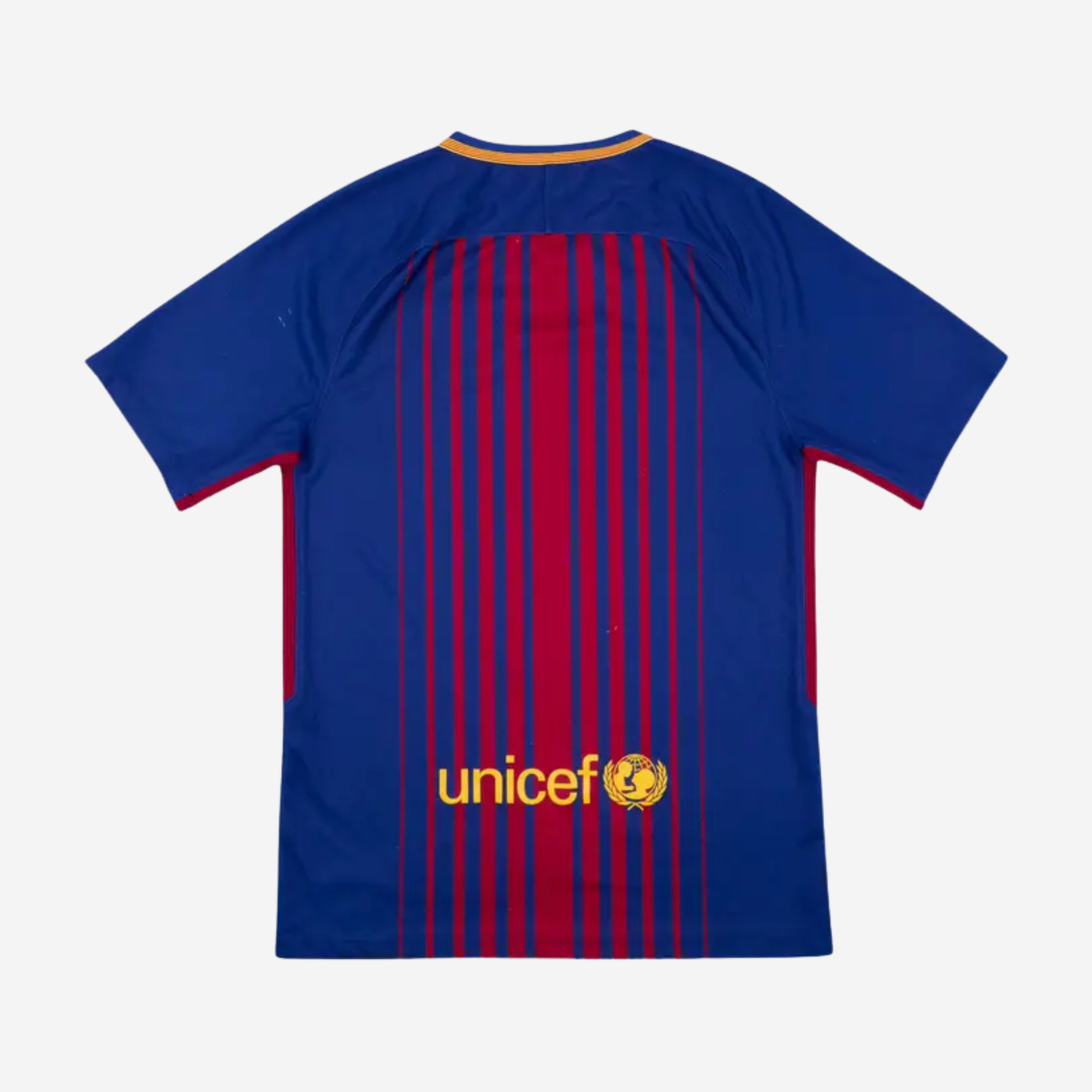 2017-18 Barcelona Home Shirt Curved Fit
