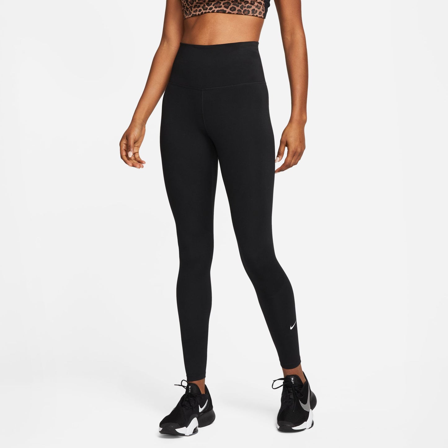 Nike One - Women's High-Rise Leggings - Black