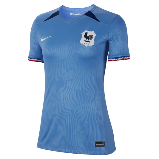 France Home Nike Stadium Curved Fit Jersey 2023