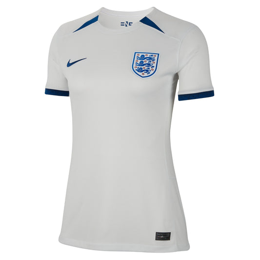 Engeland Lionesses 2023 thuisshirt met gebogen pasvorm Nike stadionshirt