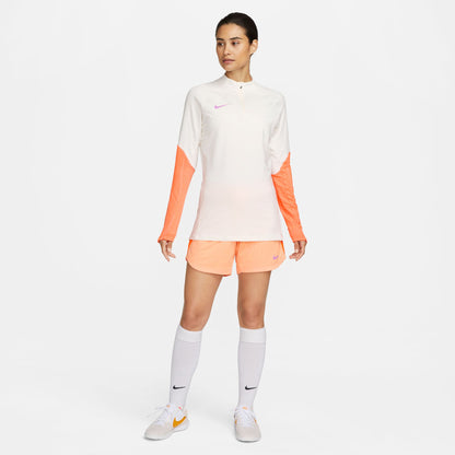 Nike Dri-FIT Strike - Women's Long-Sleeve Drill Top - White