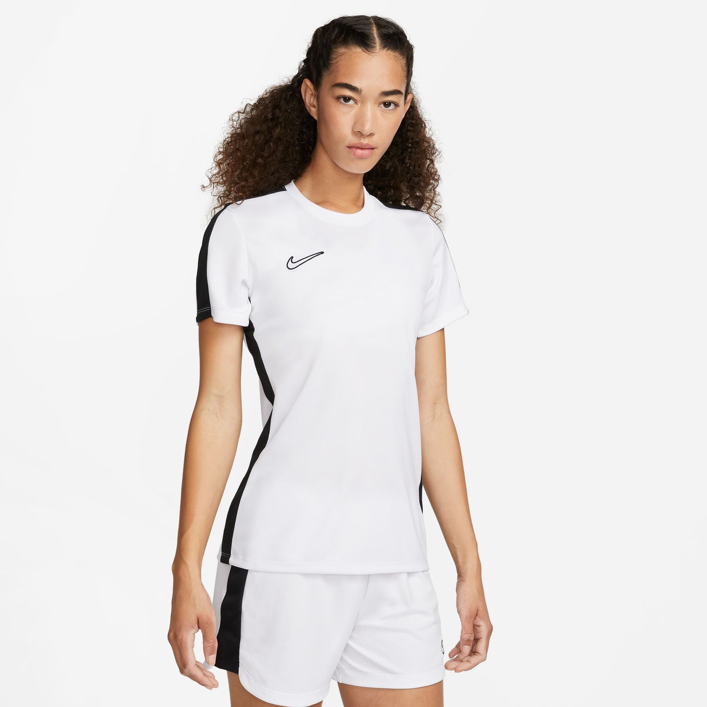 Nike Dri-FIT Academy - Women's Short-Sleeve Top - White