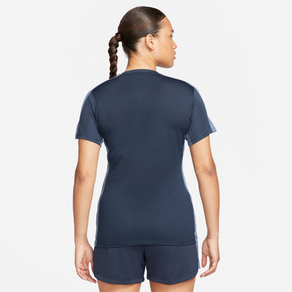 Nike Dri-FIT Academy - Women's Short-Sleeve Top - Blue
