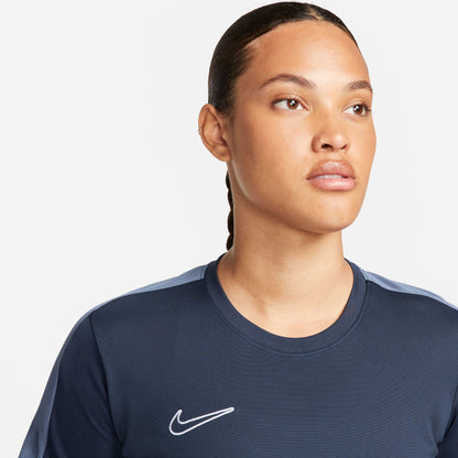 Nike Dri-FIT Academy - Women's Short-Sleeve Top - Blue