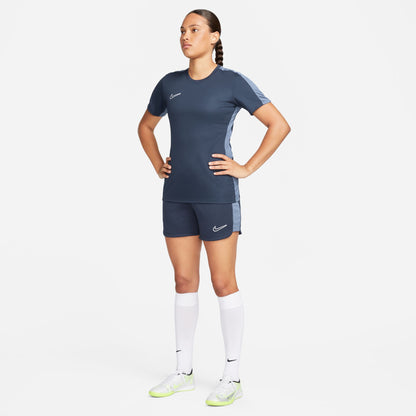 Nike Dri-FIT Academy - Women's Short-Sleeve Top - Blue