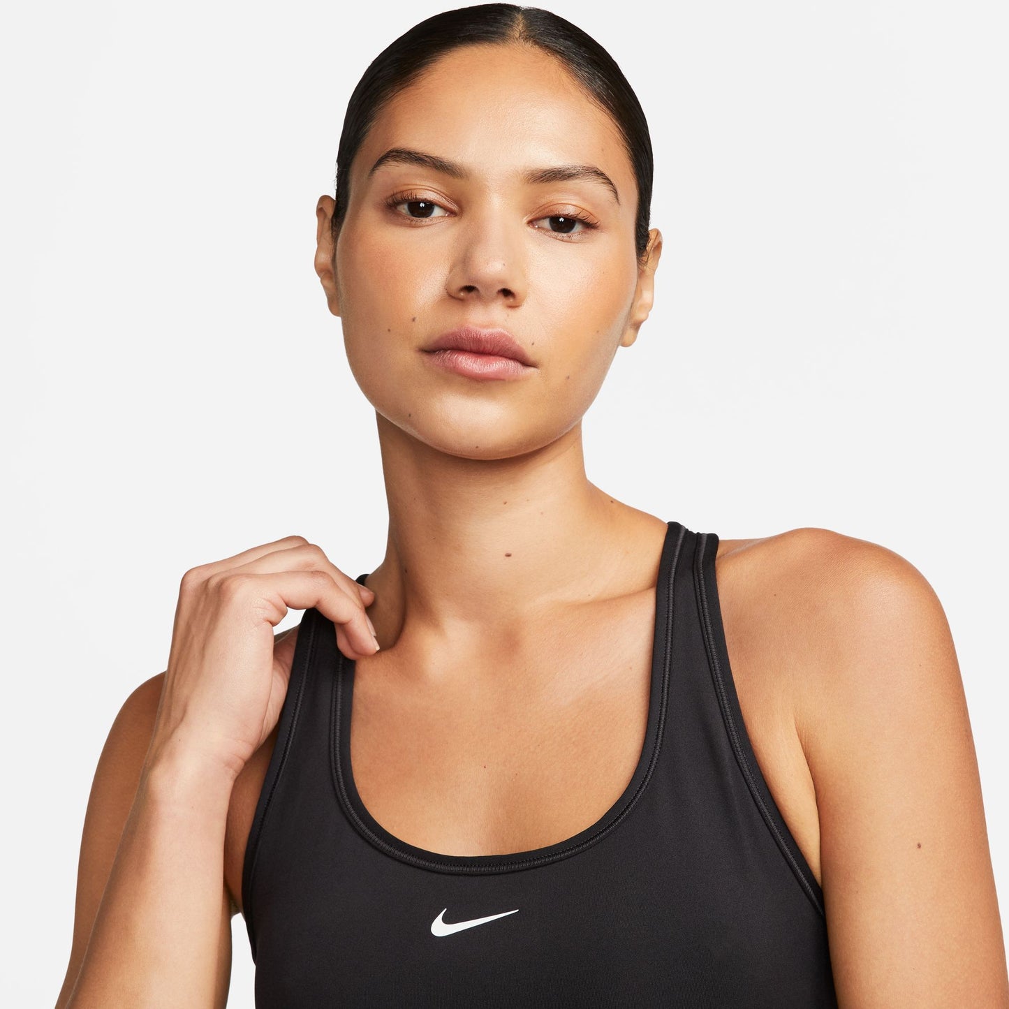 Nike Swoosh Light Support Women's Non-Padded Black Sports Bra
