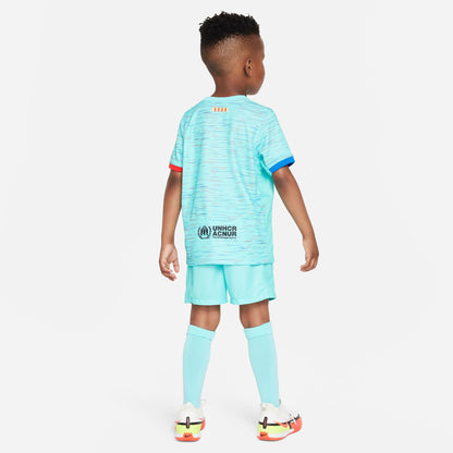 F.C. Barcelona 2023/24 Third Little Kids' Nike Fri-FIT 3-Piece Kit