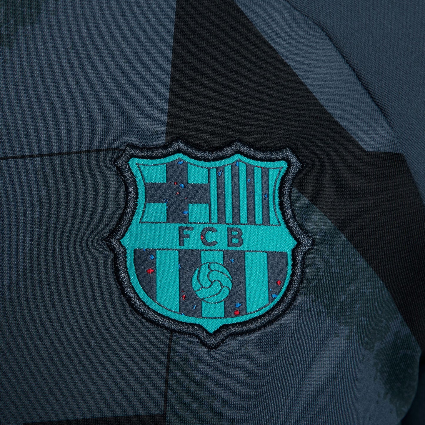 Barcelona Third 23/24 Curved Nike Dri-FIT Football Pre-Match Drill Top