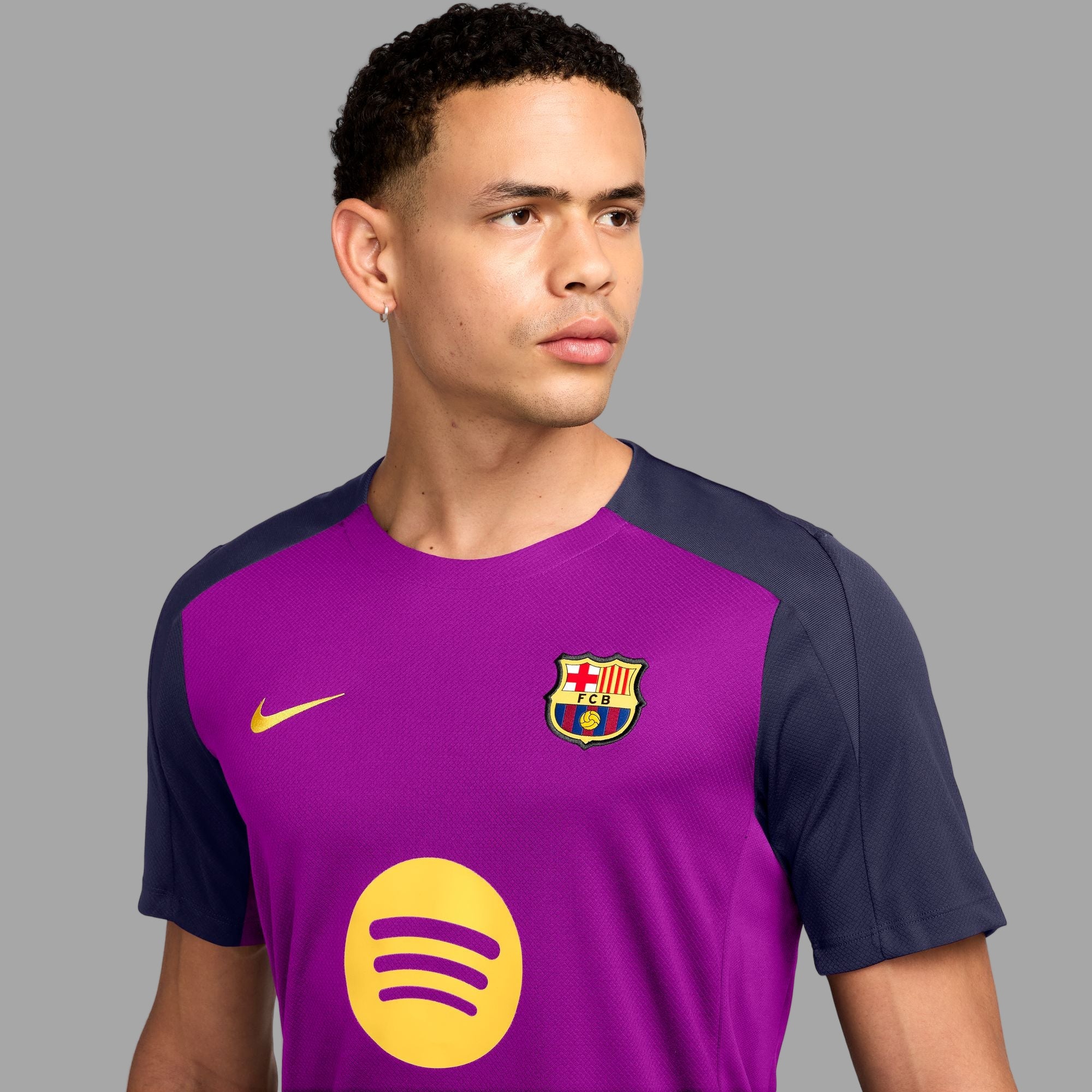 FC Barcelona Strike Straight Fit Short-Sleeve Top