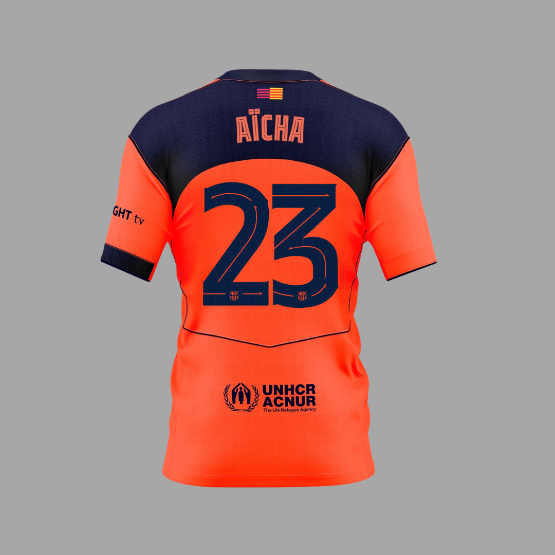 Aicha Third Shirt 2025/26 FC Barcelona Femeni Back of Shirt