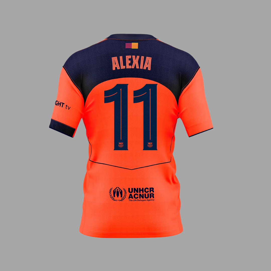 Alexia Putellas Third Shirt 2025/26 FC Barcelona Femeni Back of Shirt