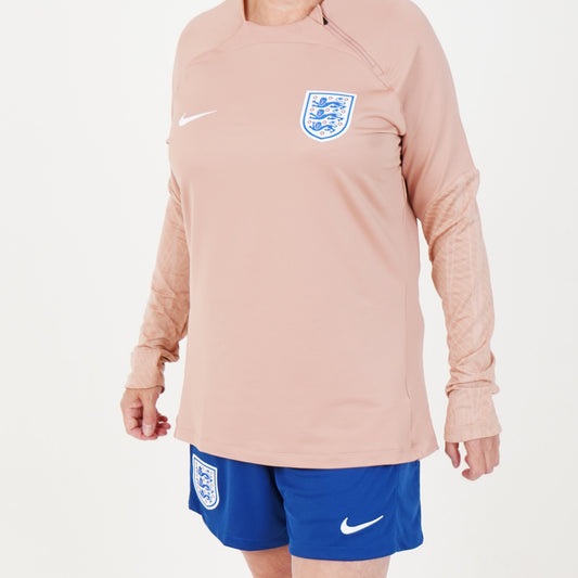 England Strike Women's Nike Dri-FIT Knit Long-Sleeved Soccer Drill Top