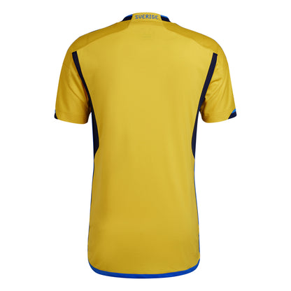 Sweden Home Adidas Stadium Straight Fit Jersey 2023