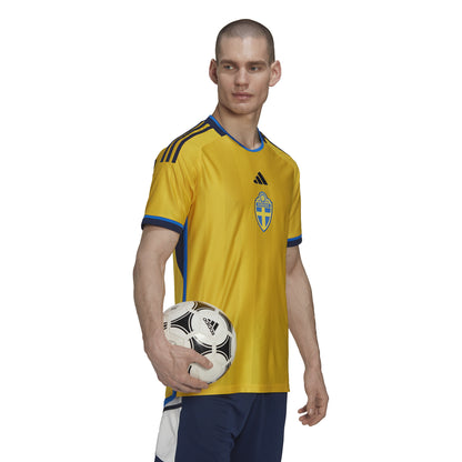 Sweden Home Adidas Stadium Straight Fit Jersey 2023