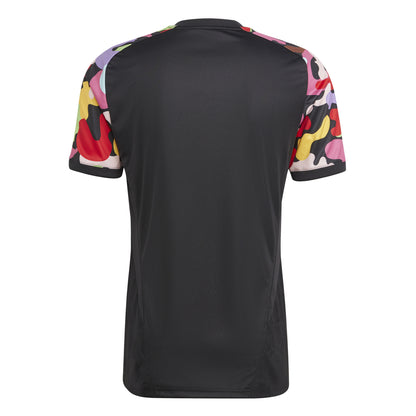 PRIDE 2023 Black Adidas Straight Fit Stadium Shirt