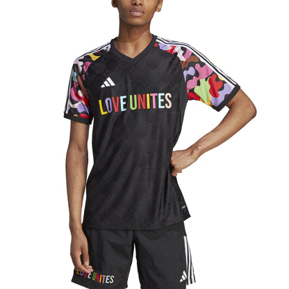 PRIDE Black Adidas Straight Fit Jersey 2023