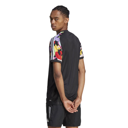 PRIDE 2023 Black Adidas Straight Fit Stadium Shirt