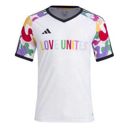 PRIDE White Adidas Straight Fit Jersey 2023