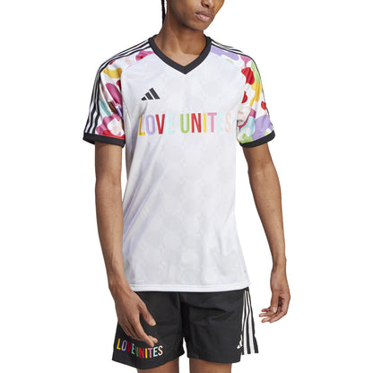 PRIDE White Adidas Straight Fit Jersey 2023