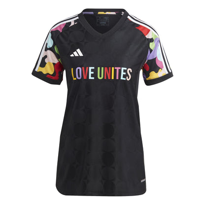 PRIDE Black Adidas Curved Fit Jersey 2023