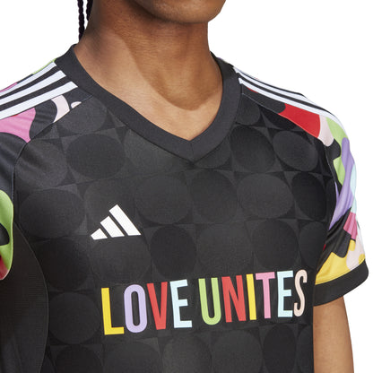 PRIDE Black Adidas Curved Fit Jersey 2023