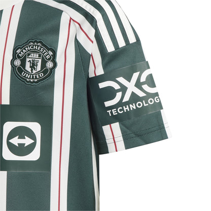 Manchester United Away Straight Fit Adidas Stadium Jersey 2023/24