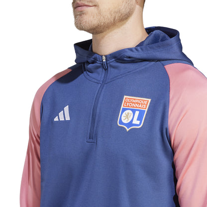 Olympique Lyonnais 2023/24 Straight Fit Adidas Hoodie