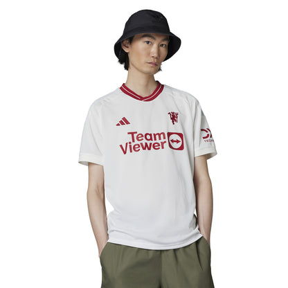 Manchester United Third Straight Fit Adidas Stadium Jersey 2023/24