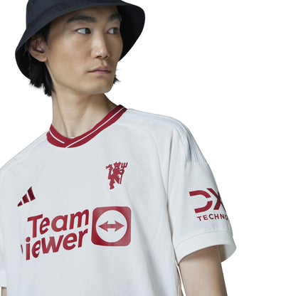 Manchester United Third Straight Fit Adidas Stadium Jersey 2023/24