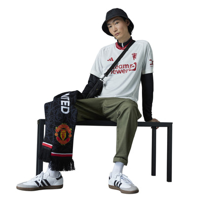 Manchester United Third Straight Fit Adidas Stadium Jersey 2023/24