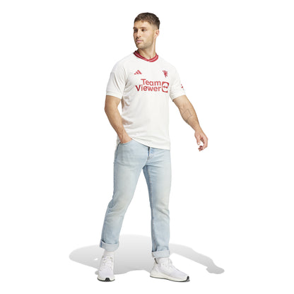 Manchester United Third Straight Fit Adidas Stadium Jersey 2023/24