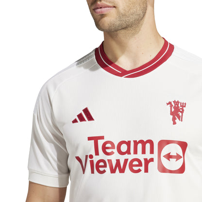 Manchester United Third Straight Fit Adidas Stadium Jersey 2023/24