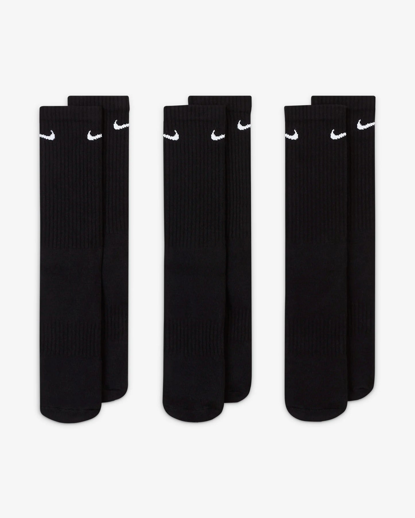 Nike Everyday Cushioned - Training Crew Socks (3 Pairs) - Black