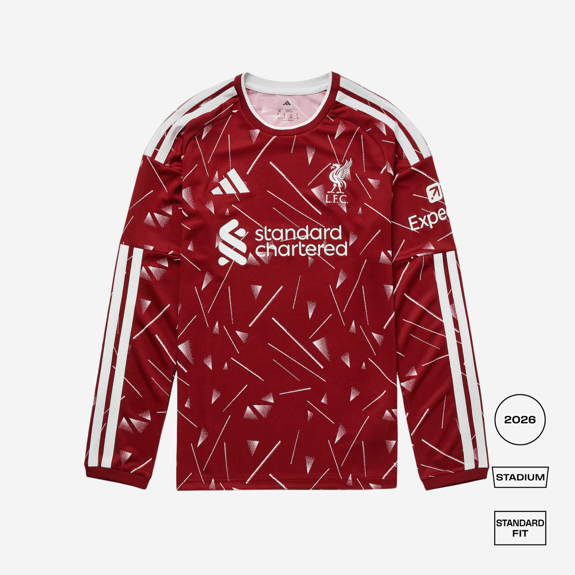 liverpool home kit on a white background