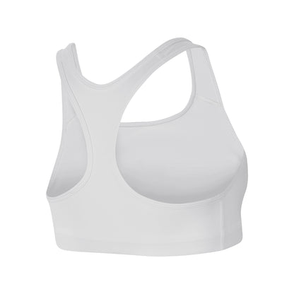 NIKE Women's Medium-Support Non-Padded White Sports Bra