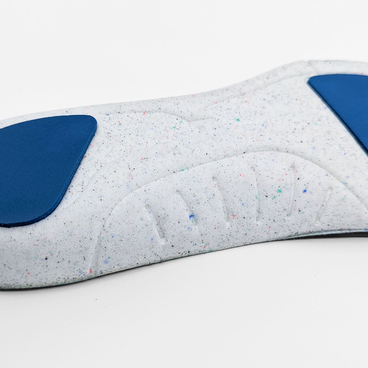 Photo of the recyclable, custom removable insole.